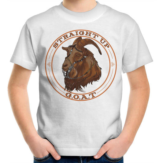 Straight Up G.O.A.T - Kids T-Shirt