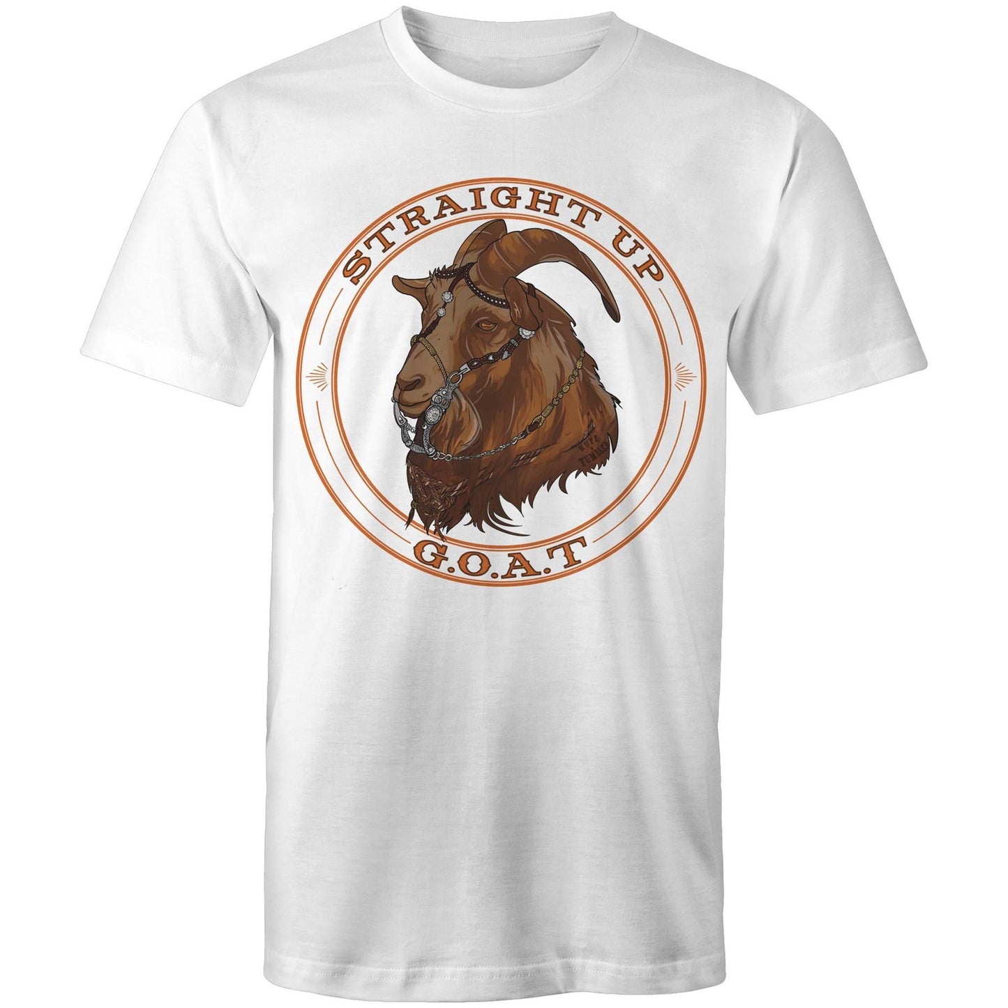 Straight Up G.O.A.T - Mens T-Shirt