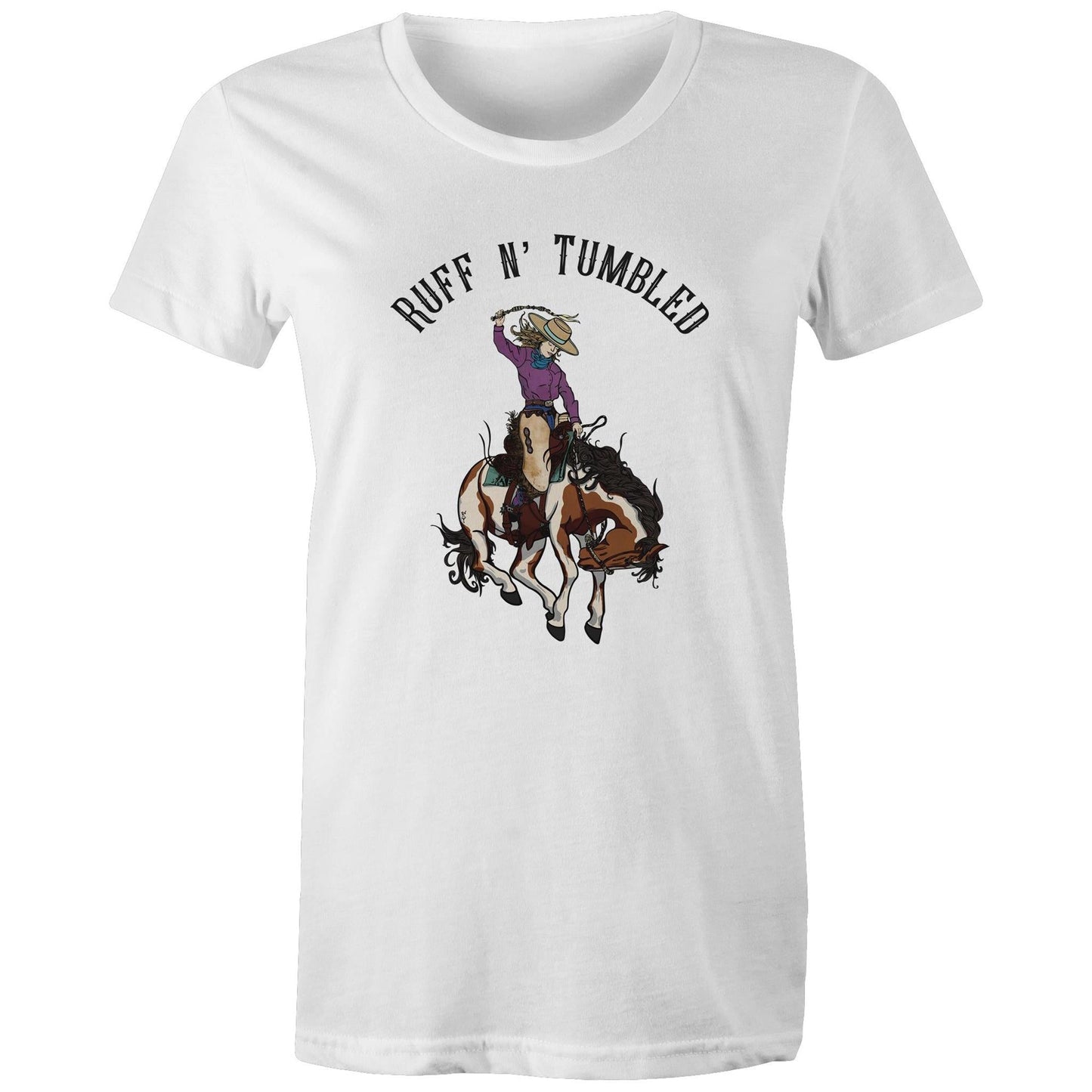 The Let her BUCK! Womens T-Shirt