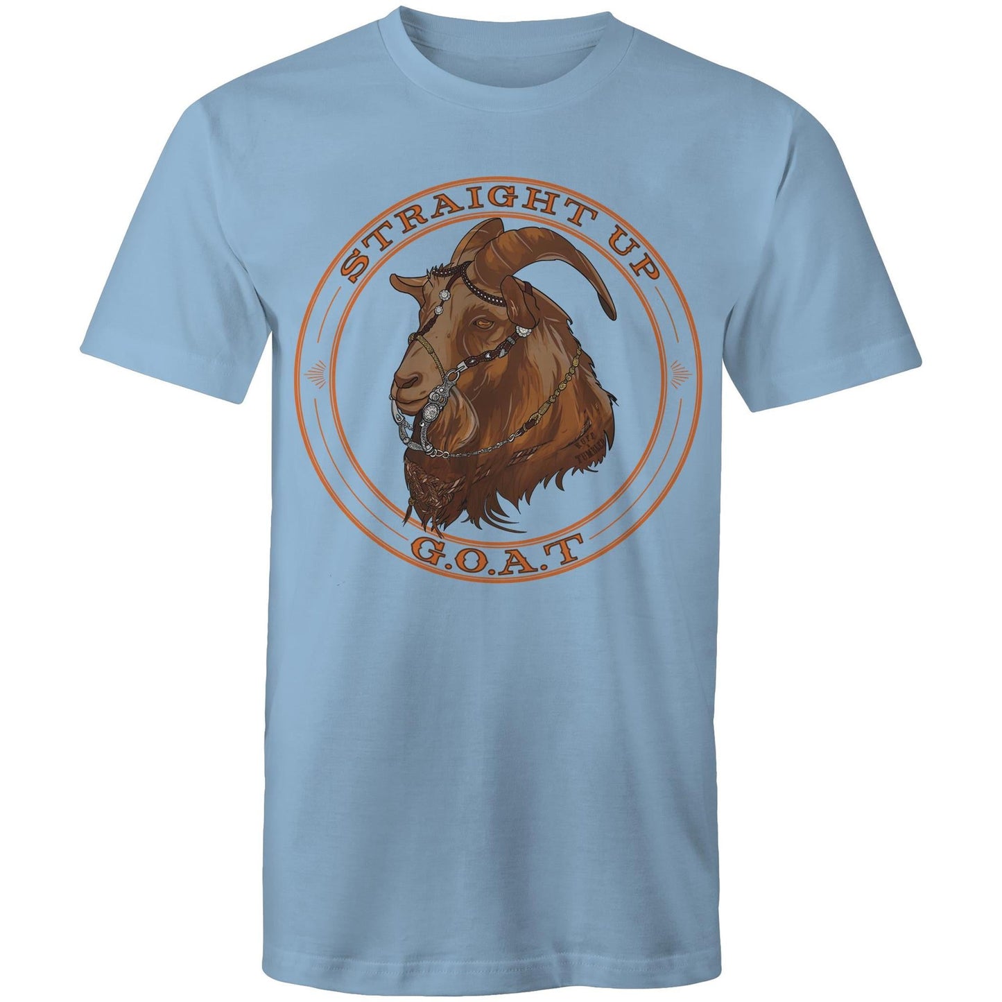 Straight Up G.O.A.T - Mens T-Shirt