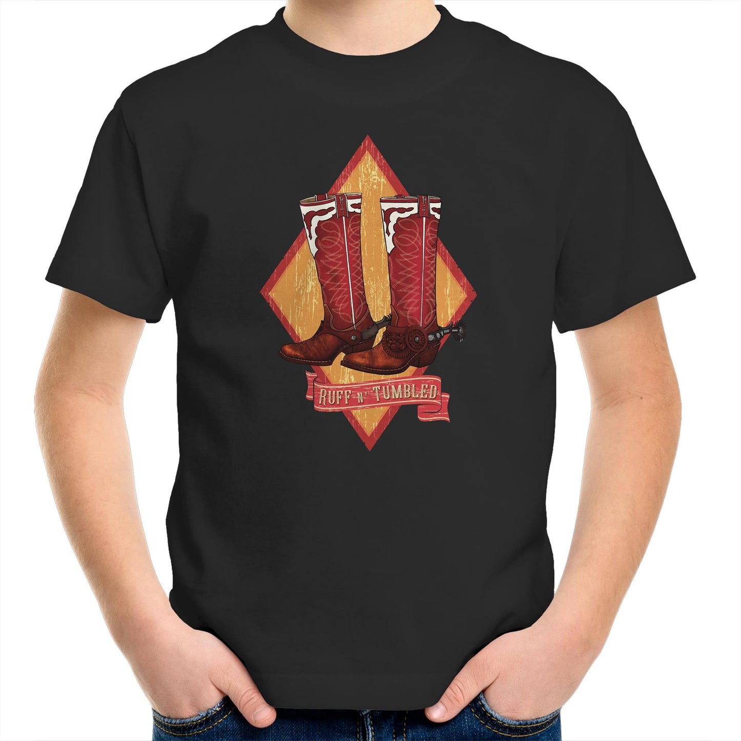 The Boots 'n Spurs - Kids T-Shirt