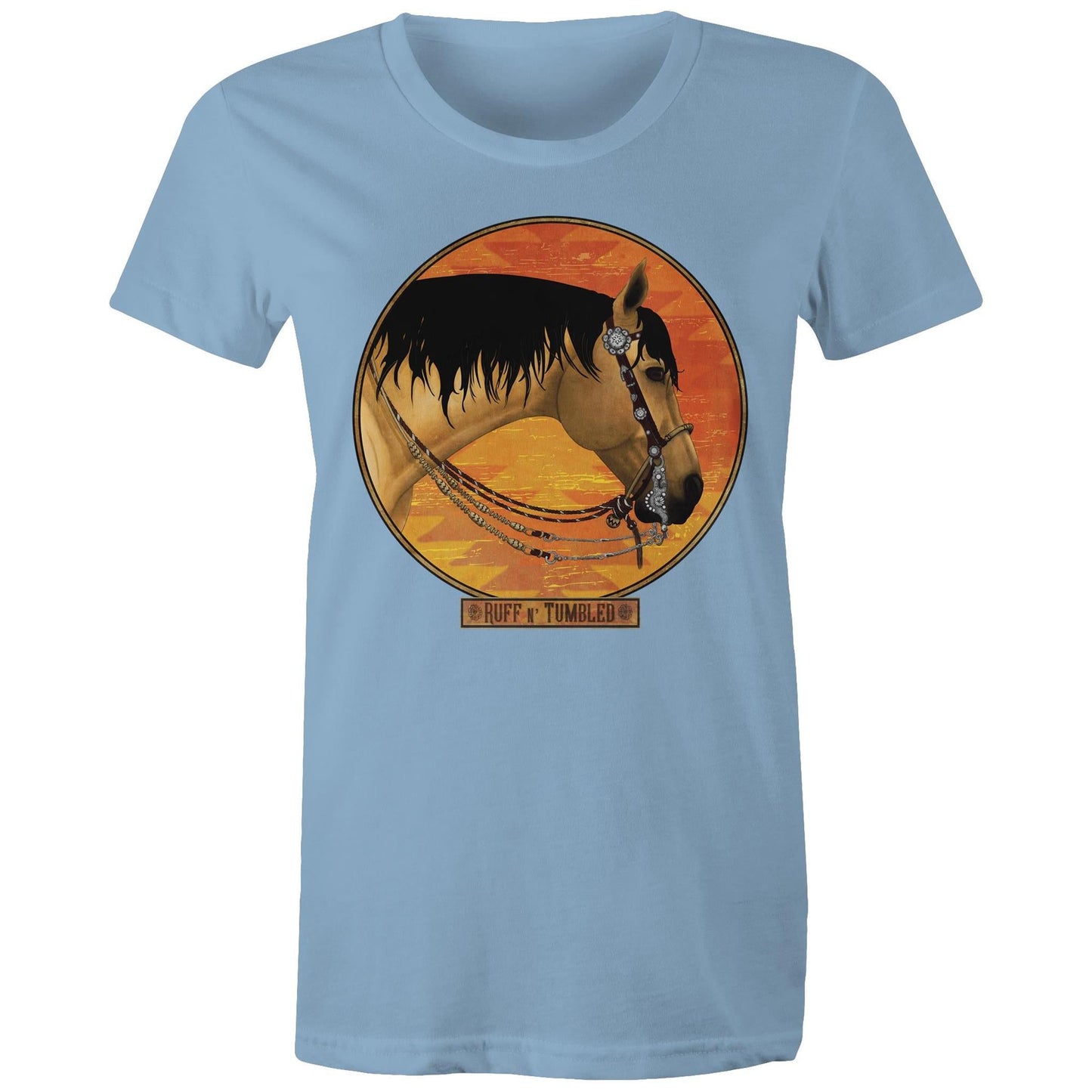 The Two Rein Horse - Womens T-Shirt