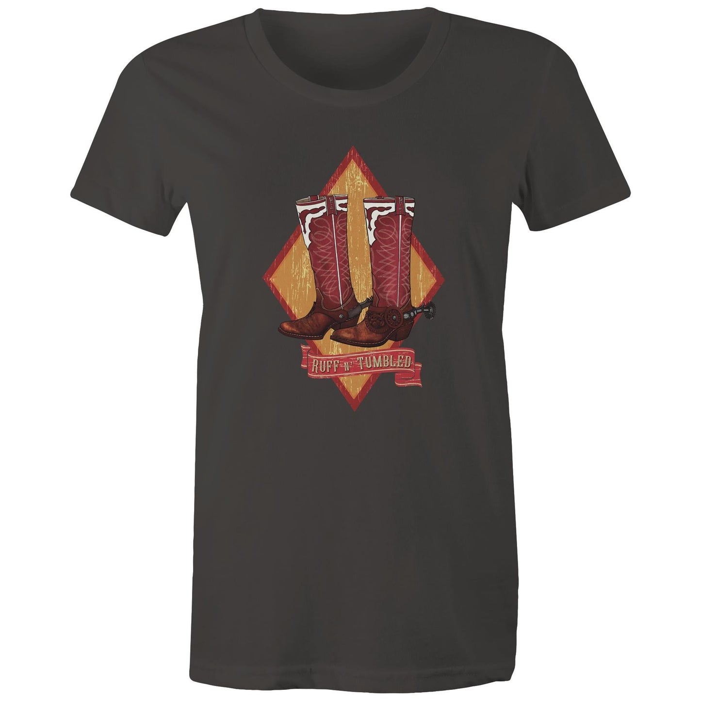 The Red Boots 'n Spurs - Women's T-Shirt