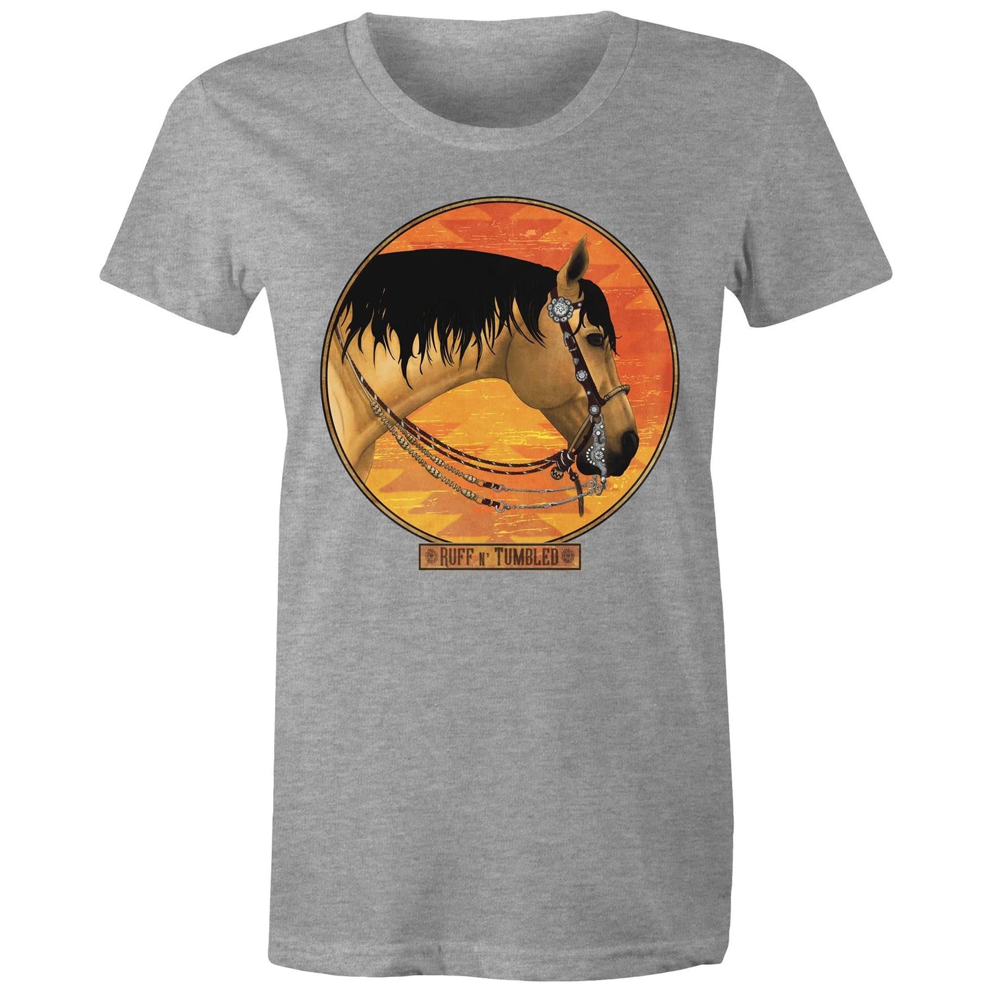 The Two Rein Horse - Womens T-Shirt