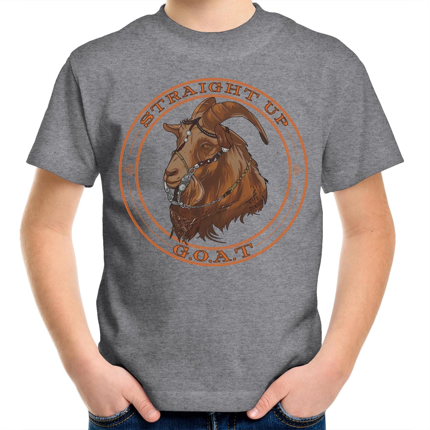 Straight Up G.O.A.T - Kids T-Shirt