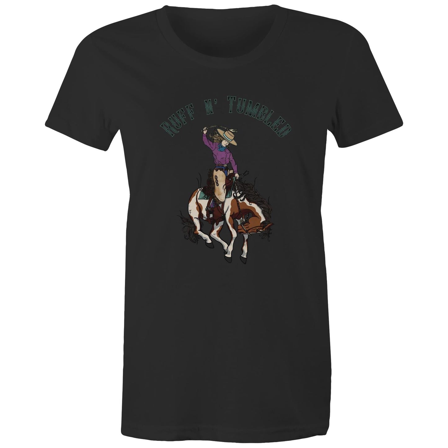 The Let her BUCK! Womens T-Shirt