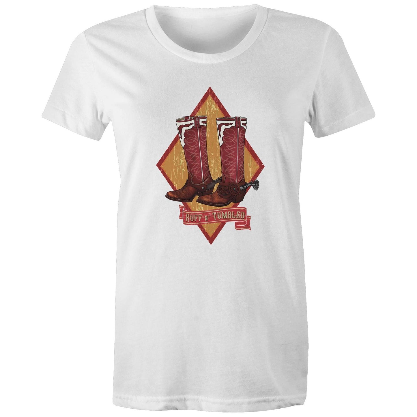 The Red Boots 'n Spurs - Women's T-Shirt