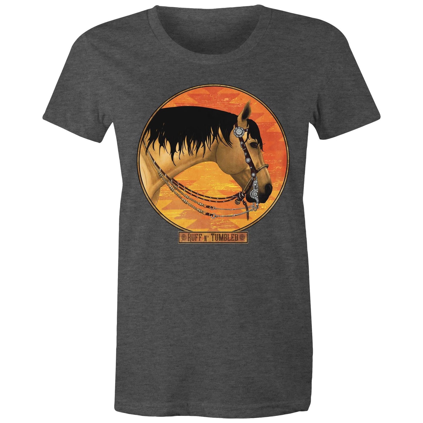 The Two Rein Horse - Womens T-Shirt