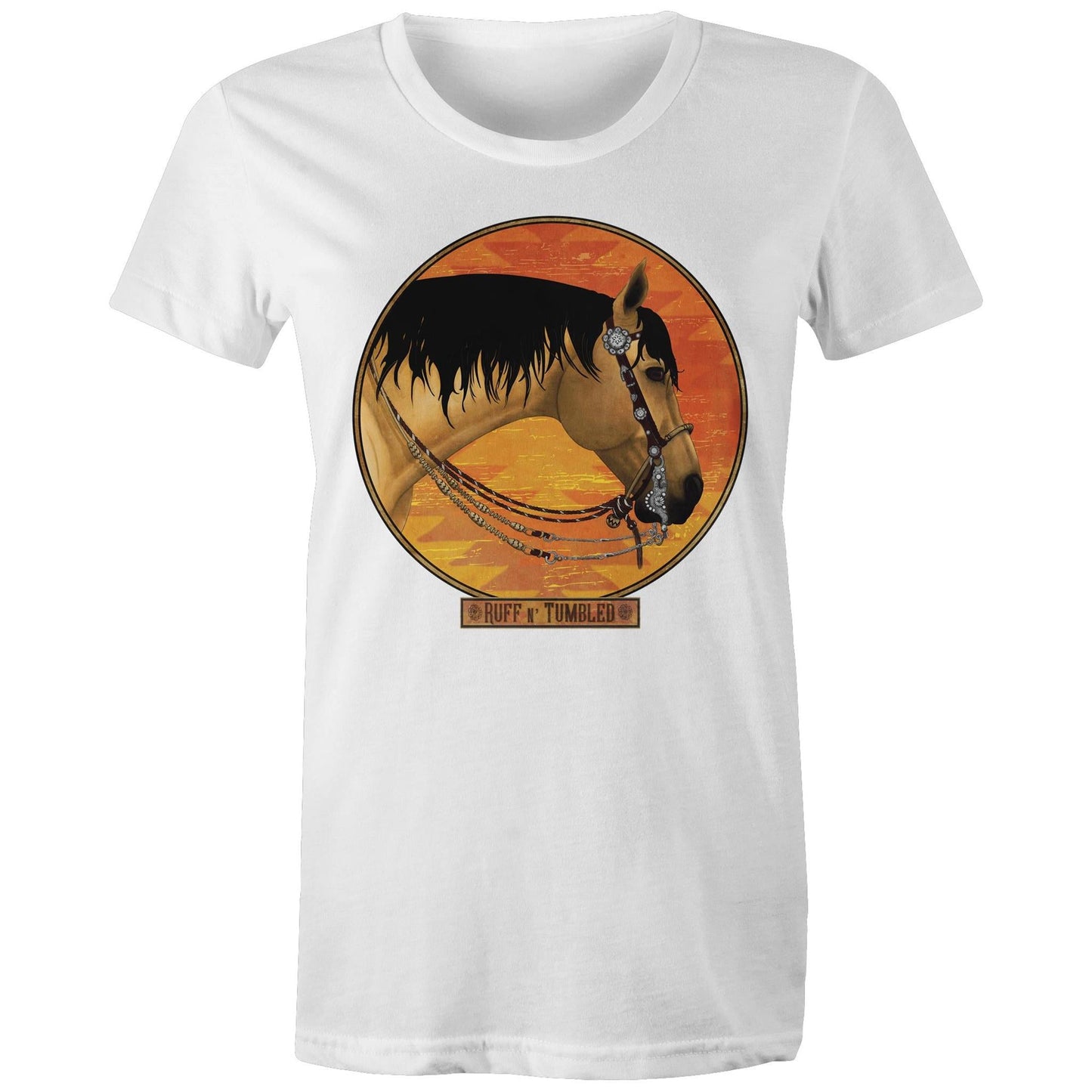 The Two Rein Horse - Womens T-Shirt