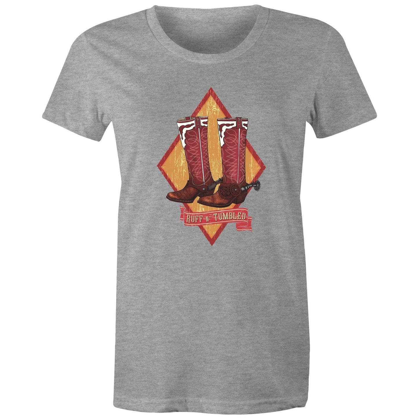 The Red Boots 'n Spurs - Women's T-Shirt