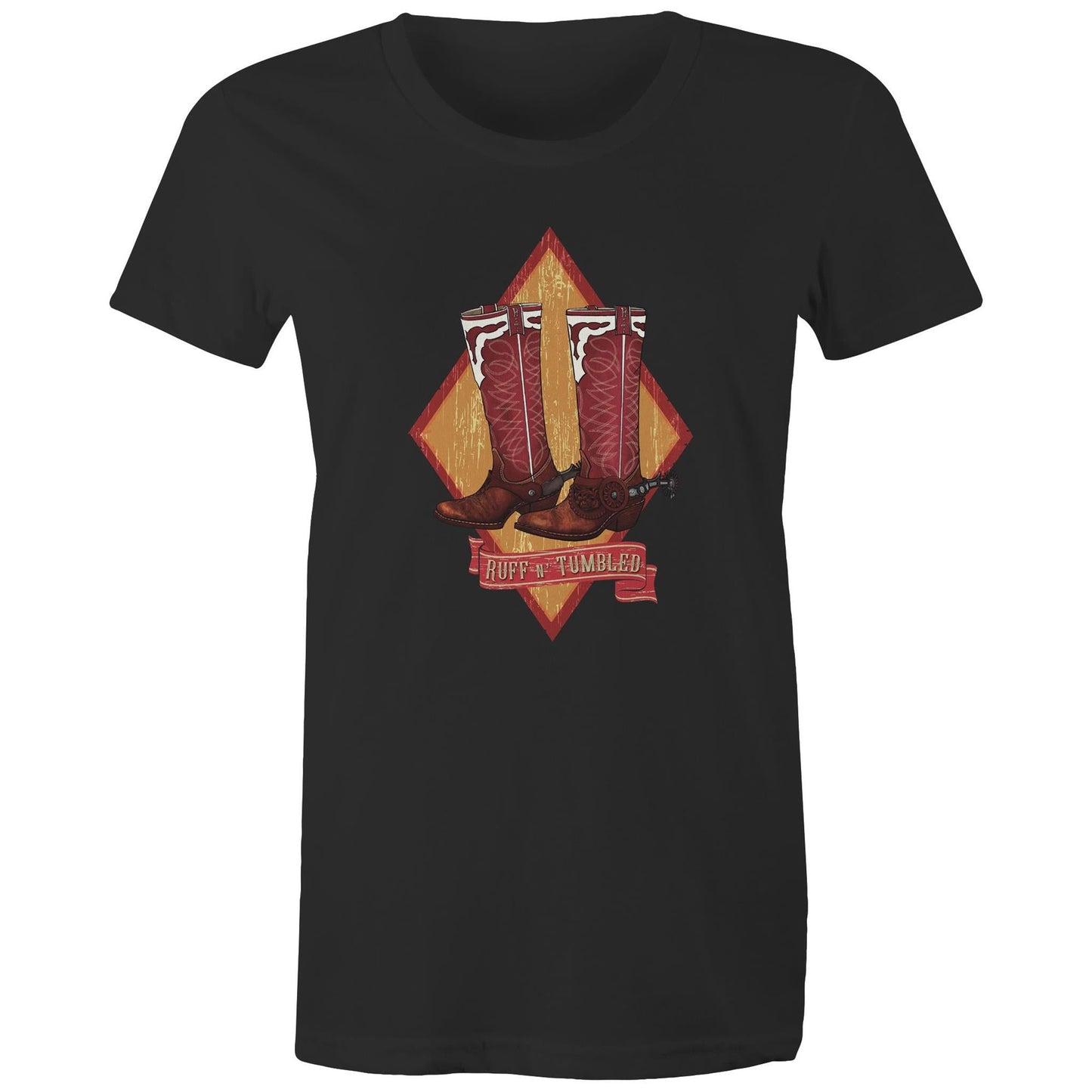 The Red Boots 'n Spurs - Women's T-Shirt