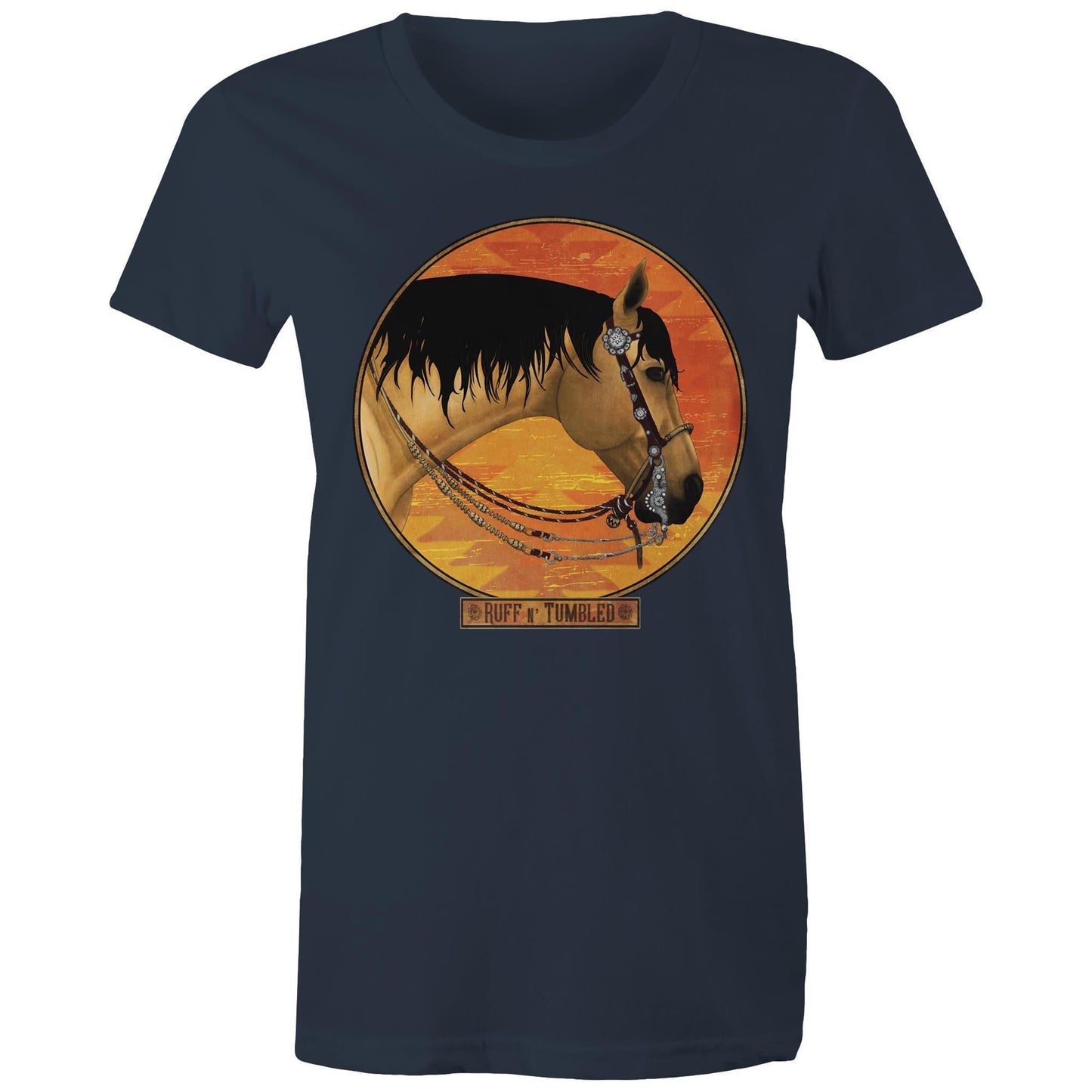 The Two Rein Horse - Womens T-Shirt