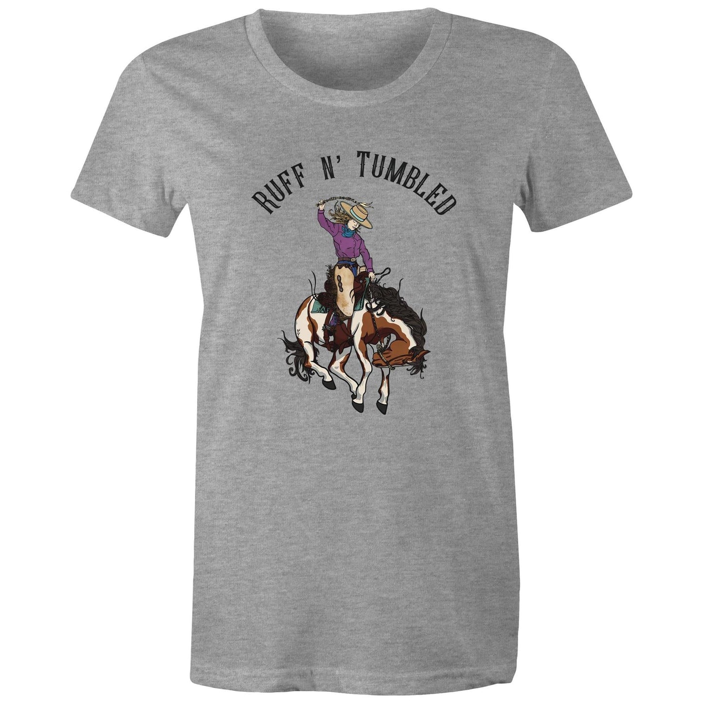 The Let her BUCK! Womens T-Shirt