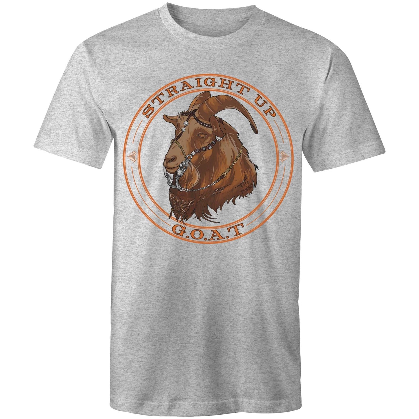 Straight Up G.O.A.T - Mens T-Shirt